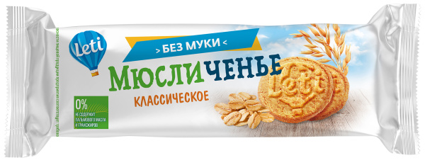 Продукт зерновой печёные мюсли "Мюсличенье" классические, 110г